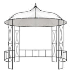 Gazebo 300x290 cm White Round