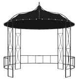 Gazebo 300x290 cm Anthracite Round - Front View