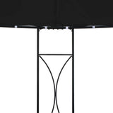 Gazebo 300x290 cm Anthracite Round - Top-Down View