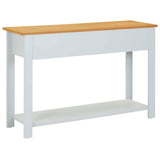 Console Table 118x35x77 cm Solid Oak Wood
