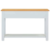 Console Table 118x35x77 cm Solid Oak Wood