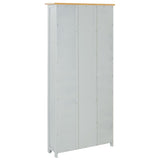 6-Tier Bookcase 80x22.5x170 cm Solid Oak Wood - Top-Down View