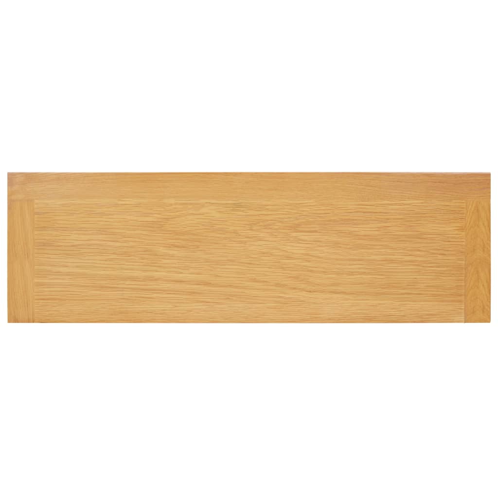 3-Tier Bookcase 72x22.5x82 cm Solid Oak Wood