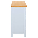 Sideboard 110x33.5x70 cm Solid Oak Wood - Top-Down View