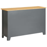 Sideboard 110x33.5x70 cm Solid Oak Wood - Top-Down View