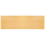 Sideboard 110x33.5x70 cm Solid Oak Wood - 45-Degree Angle