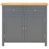 Sideboard 90x33.5x83 cm Solid Oak Wood