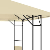 Garden Gazebo 3x3x2.6 m Cream 160g/m²