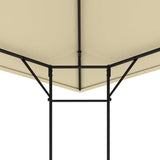 Garden Gazebo 3x3x2.6 m Cream 160g/m²