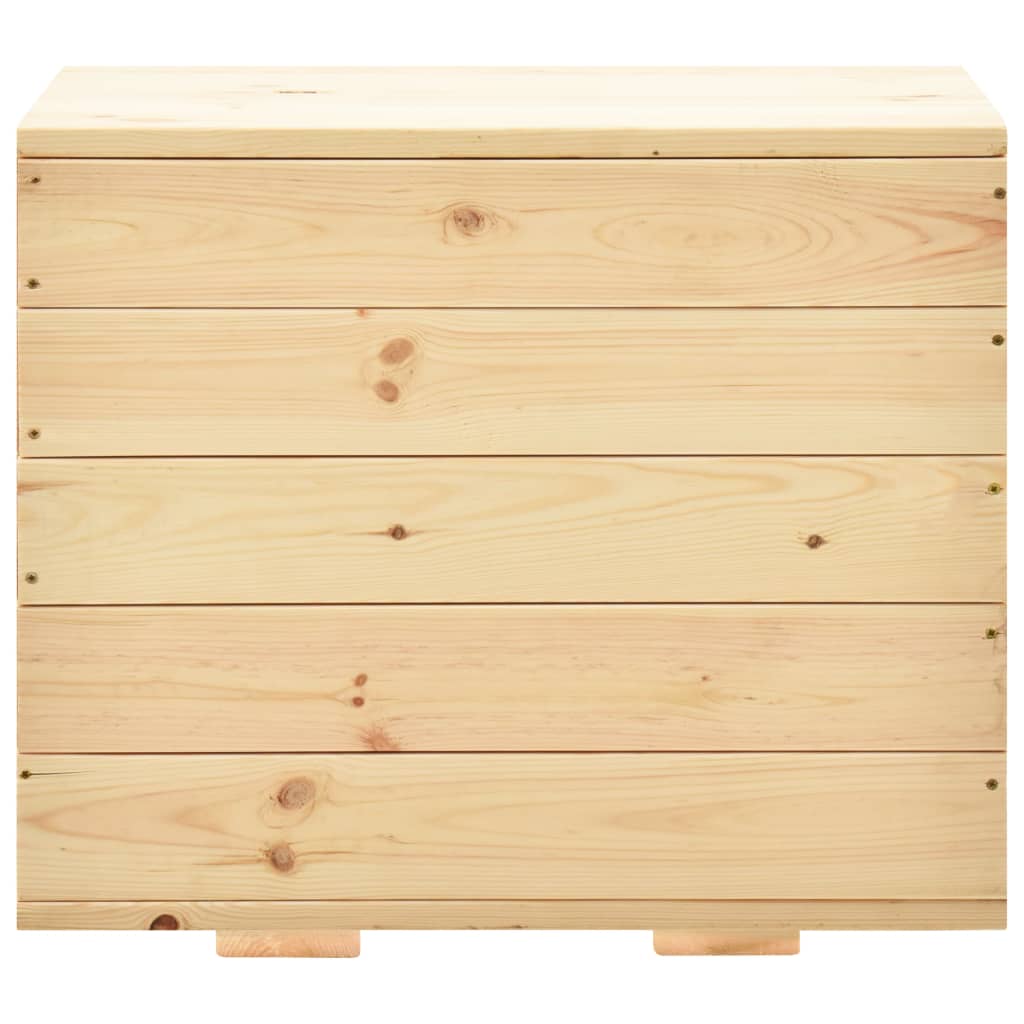 Storage Box 60x54x50.7 cm Solid Pine Wood