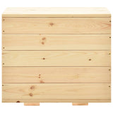 Storage Box 60x54x50.7 cm Solid Pine Wood - Top-Down View