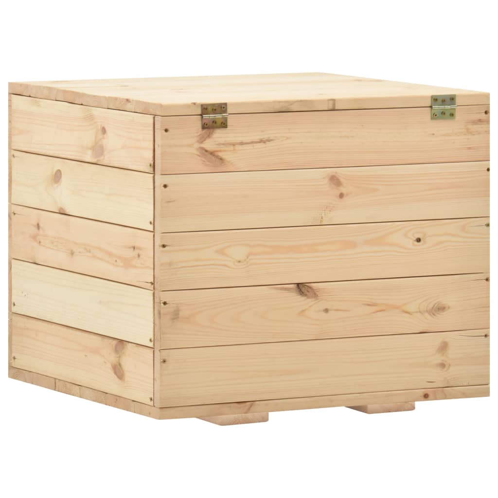 Storage Box 60x54x50.7 cm Solid Pine Wood
