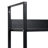 3-Layer Book Shelf Black 60x27.6x90.5 cm Engineered Wood - Extra Image