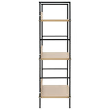 3-Layer Book Shelf Oak 60x27.6x90.5 cm Engineered Wood - Top-Down View