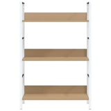 3-Layer Book Shelf Oak 60x27.6x90.5 cm Engineered Wood