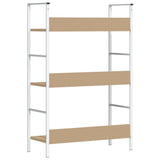 3-Layer Book Shelf Oak 60x27.6x90.5 cm Engineered Wood