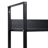 4-Layer Book Shelf Black 60x27.6x124.5 cm Engineered Wood - Extra Image