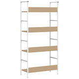 4-Layer Book Shelf Oak 60x27.6x124.5 cm Engineered Wood