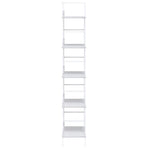 5-Layer Book Shelf White 60x27.6x158.5 cm Engineered Wood