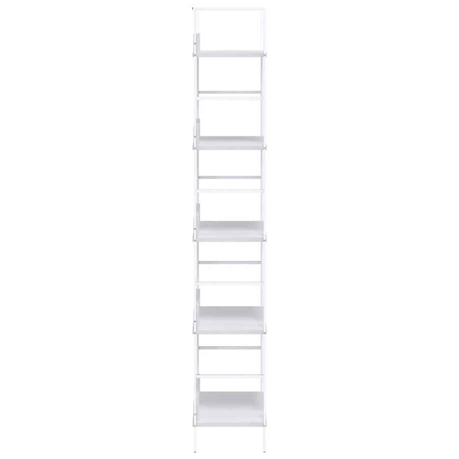 5-Layer Book Shelf White 60x27.6x158.5 cm Engineered Wood