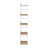 5-Layer Book Shelf Oak 60x27.6x158.5 cm Engineered Wood