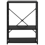 Microwave Cabinet Black 60x39.6x79.5 cm Engineered Wood