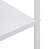 Microwave Cabinet White 60x39.6x123 cm Engineered Wood