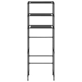 3-Tier Storage Rack over Toilet Black 53x28x169 cm
