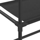 3-Tier Storage Rack over Laundry Machine Black 69x28x169 cm - Close-Up Angle