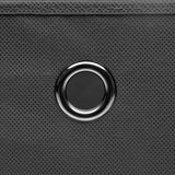 Storage Boxes with Lids 4 pcs Grey 32x32x32 cm Fabric - 45-Degree Angle