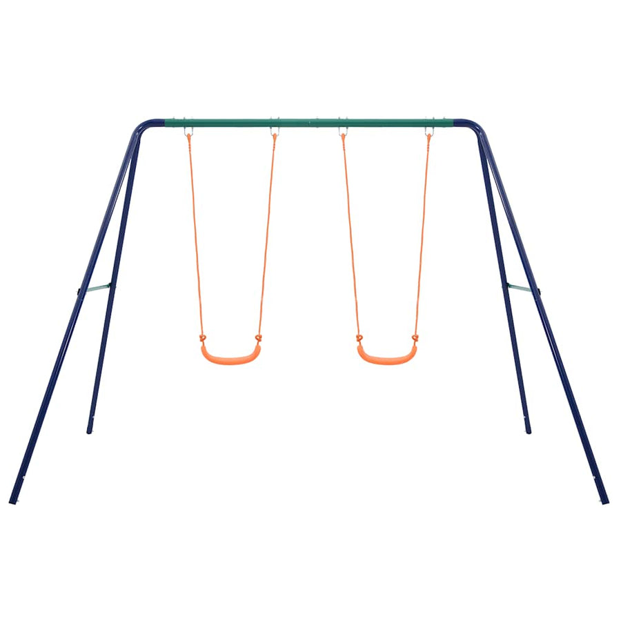 Swing Set With 2 Seats Steel