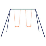 Swing Set with 2 Seats Steel - Front View