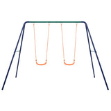 Swing Set with 2 Seats Steel - Front View