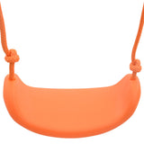 Swing Set with 2 Seats Steel - Top-Down View