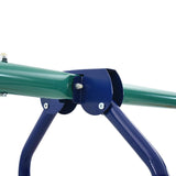 Swing Set with 3 Seats Steel - Close-Up Angle