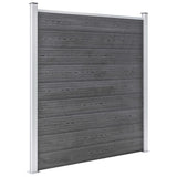 Garden Fence WPC 526x186 cm Grey