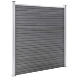 Garden Fence WPC 526x186 cm Grey