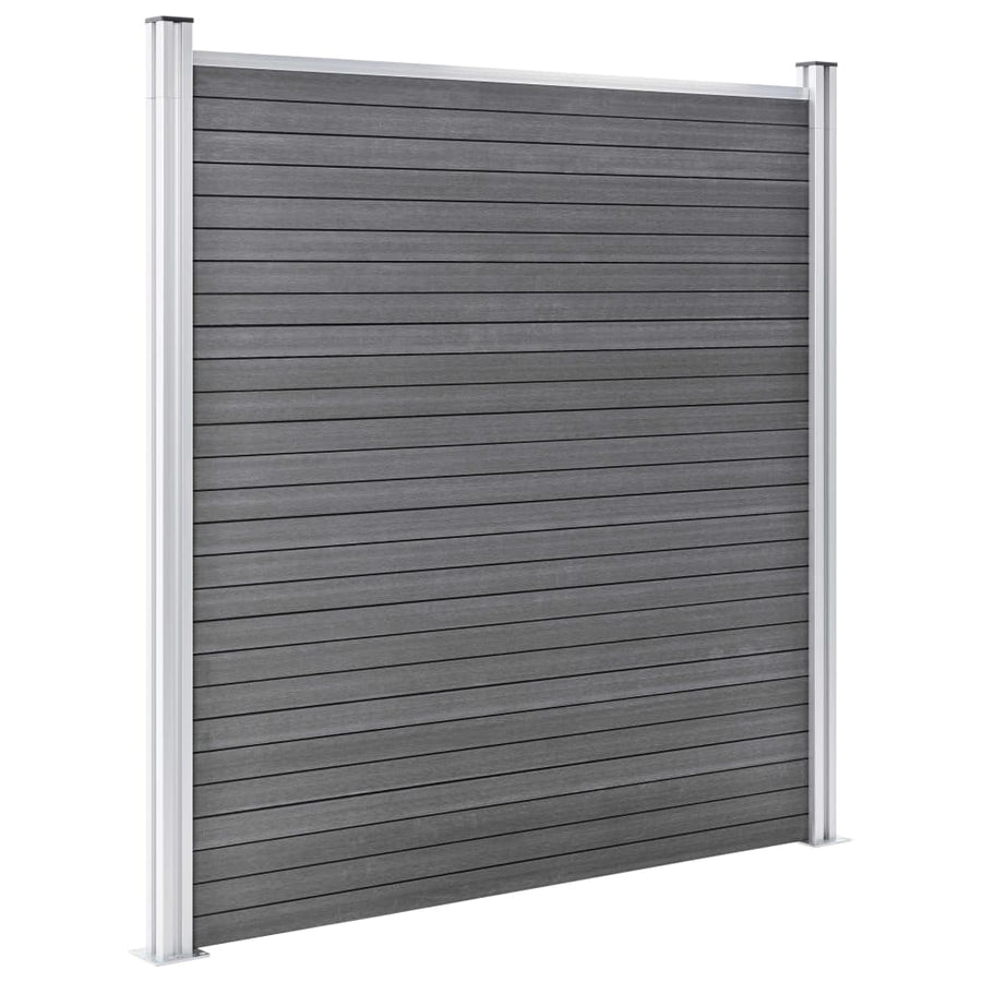 Garden Fence WPC 526x186 cm Grey