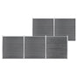 Garden Fence WPC 872x186 cm Grey