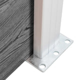 Garden Fence WPC 1045x186 cm Grey