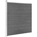 Garden Fence WPC 1564x186 cm Grey