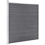 Garden Fence WPC 1737x186 cm Grey