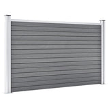 Garden Fence WPC 353x106 cm Grey