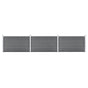 Garden Fence WPC 526x106 cm Grey