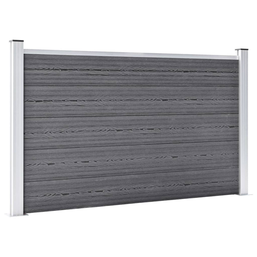 Garden Fence WPC 526x106 cm Grey