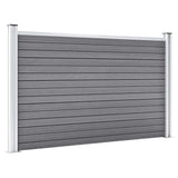 Garden Fence WPC 526x106 cm Grey