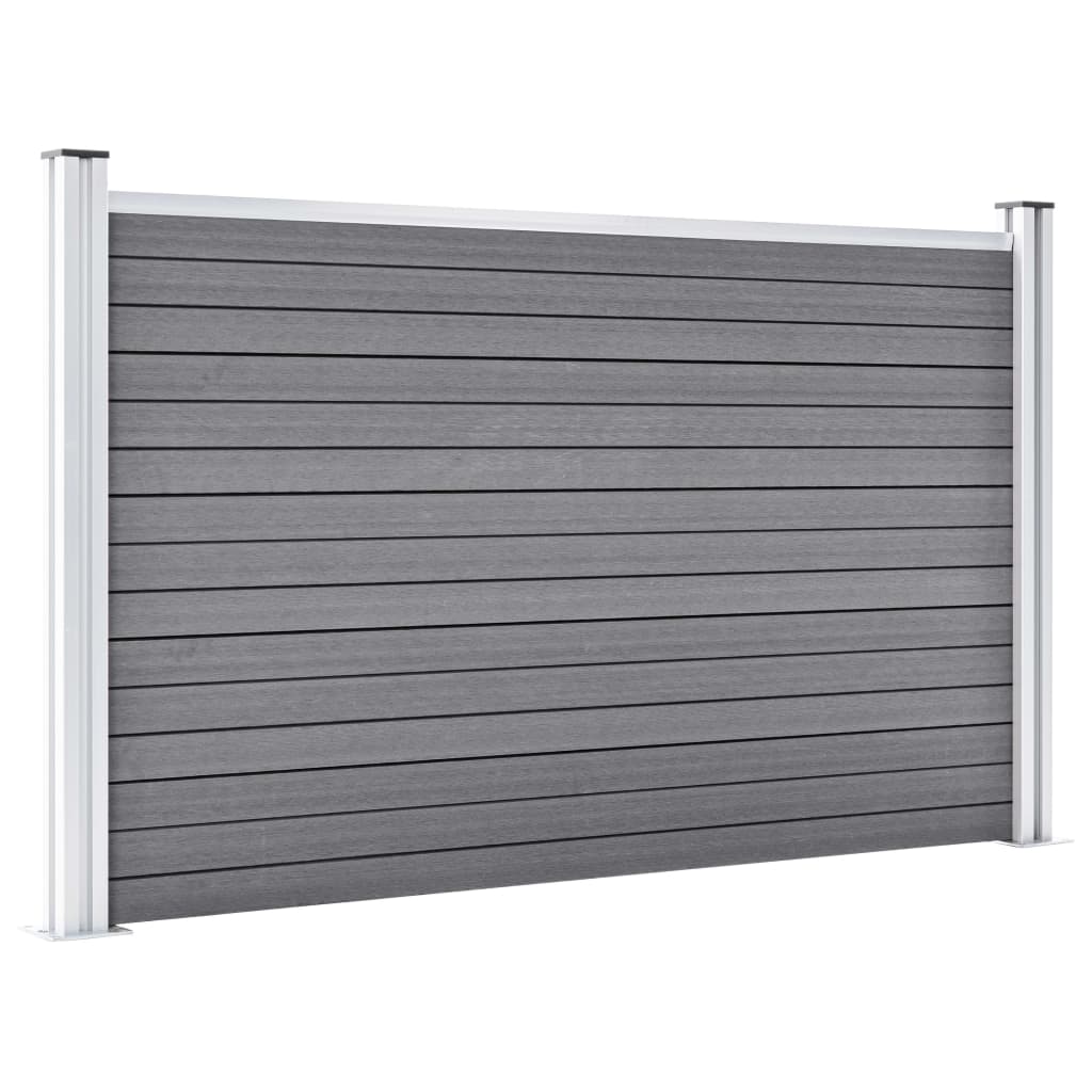 Garden Fence WPC 526x106 cm Grey
