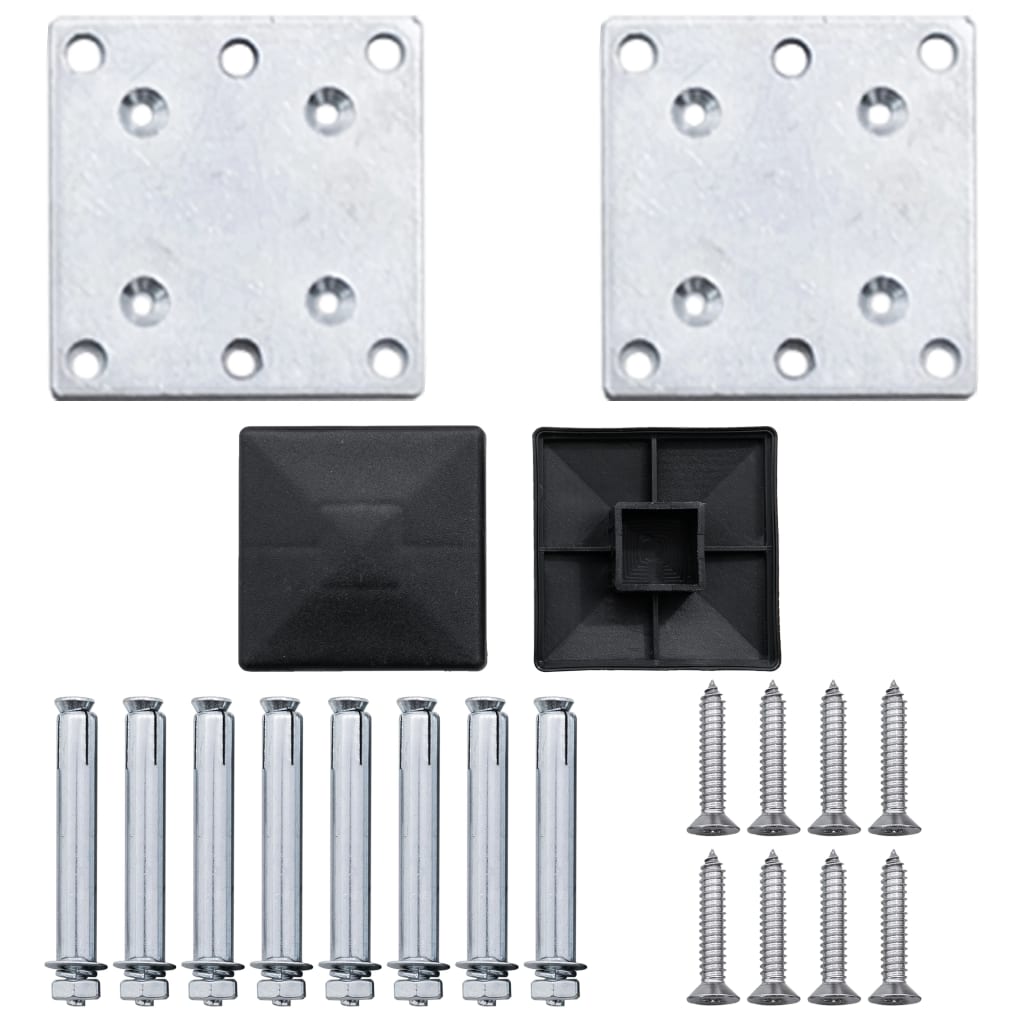 Garden Fence WPC 872x106 cm Grey