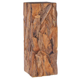 Side Table 30x30x80 cm Solid Teak Wood - 45-Degree Angle