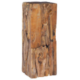 Side Table 30x30x80 cm Solid Teak Wood - Close-Up Angle